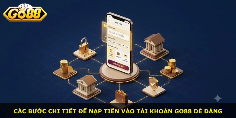 Các bước chi tiết để nạp tiền vào tài khoản Go88 dễ dàng