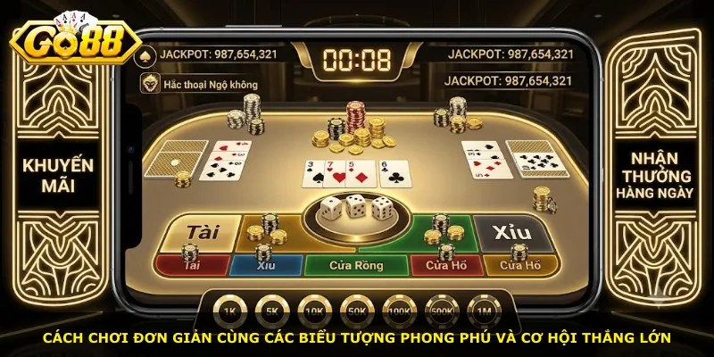 Cách chơi đơn giản cùng các biểu tượng phong phú và cơ hội thắng lớn