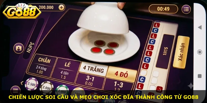 Chiến lược soi cầu và mẹo chơi xóc đĩa thành công từ Go88