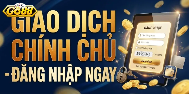 Đăng Nhập GO88 Dễ Dàng Và An Toàn Để Tận Hưởng Mọi Game Hot