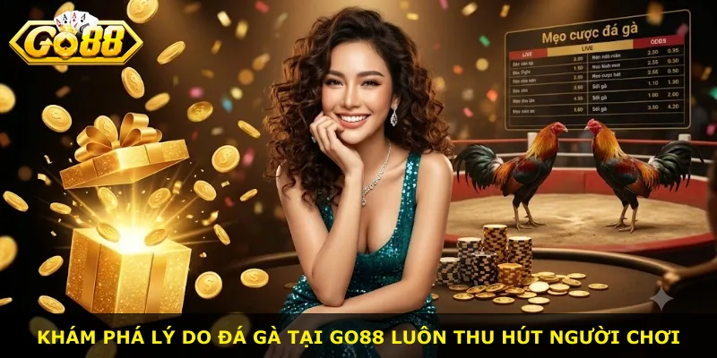 Khám phá lý do đá gà tại Go88 luôn thu hút người chơi