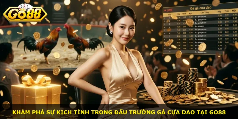 Khám phá sự kịch tính trong đấu trường gà cựa dao tại Go88