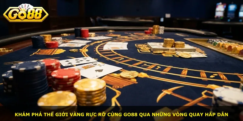 Khám phá thế giới vàng rực rỡ cùng GO88 qua những vòng quay hấp dẫn
