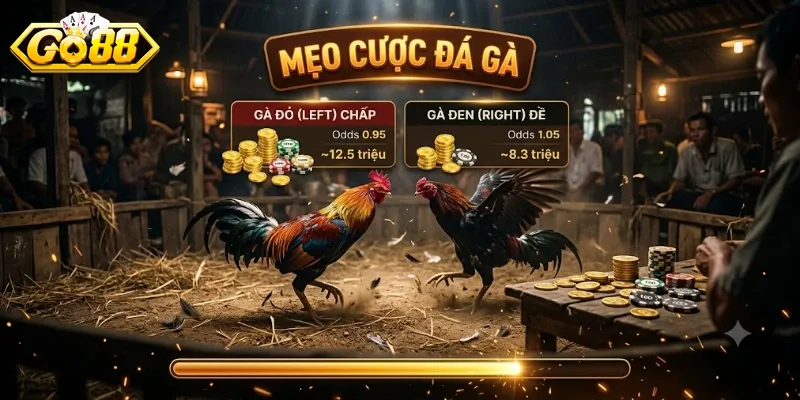 Mẹo Cược Đá Gà GO88 Chuẩn Xác Giúp Tăng Tỷ Lệ Thắng Cho Người Chơi