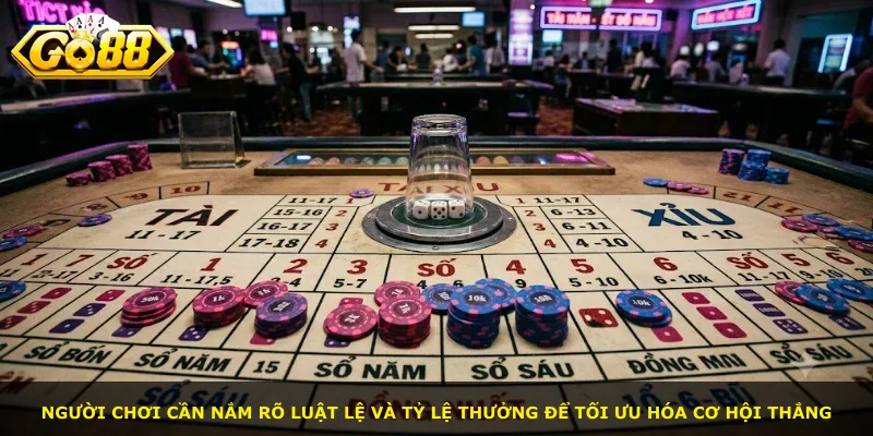 Người chơi cần nắm rõ luật lệ và tỷ lệ thưởng để tối ưu hóa cơ hội thắng