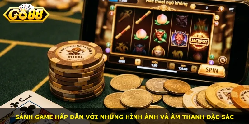 Sảnh game hấp dẫn với những hình ảnh và âm thanh đặc sắc