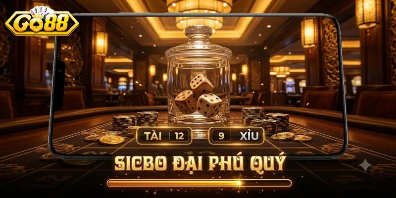 Sicbo Đại Phú Quý GO88 Trải Nghiệm Tài Xỉu Cực Cuốn Cho Người Chơi Mê Vận May