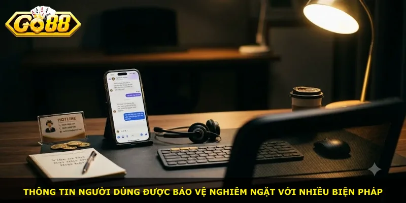 Thông tin người dùng được bảo vệ nghiêm ngặt với nhiều biện pháp