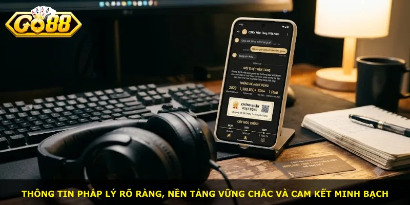 Thông tin pháp lý rõ ràng, nền tảng vững chắc và cam kết minh bạch