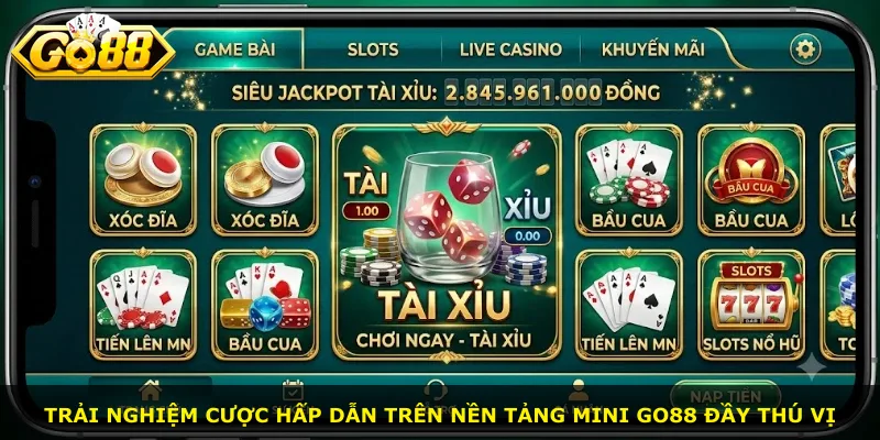 Trải nghiệm cược hấp dẫn trên nền tảng mini GO88 đầy thú vị